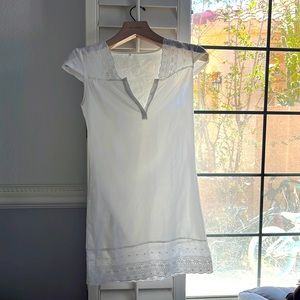 ☀️White cotton dress